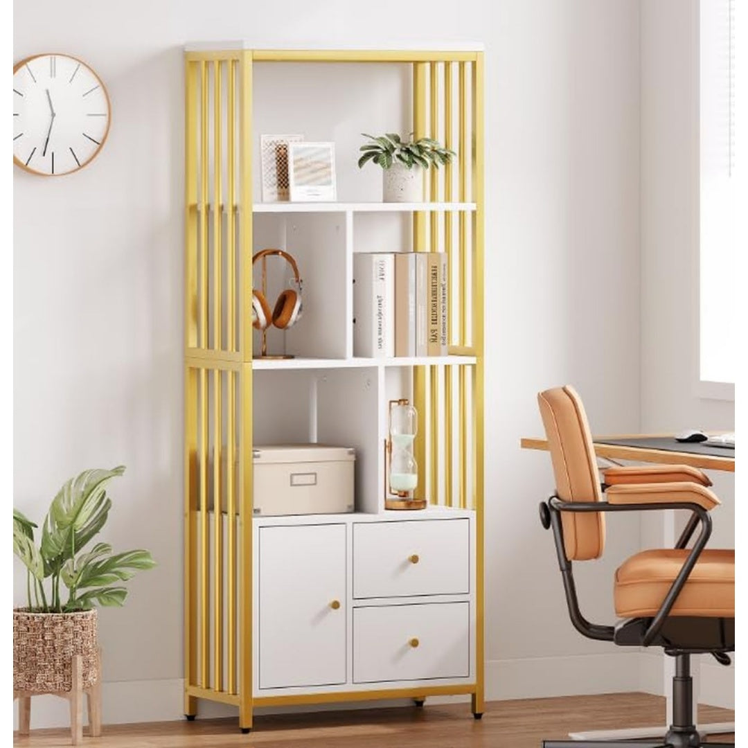 Meuble de rangement contemporain en MDF et metal