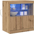 Buffet Bois d'ingenierie marron 2 portes