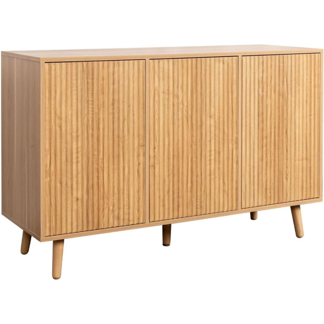 Buffet orange scandinave MDF 120 x 76 x 40 cm