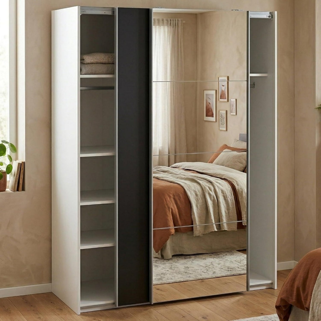 Armoire marron pour la chambre