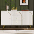 Credence design moderne gris bois ingenierie a 2 portes 3 tiroirs